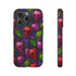 Stained Glass Cherry Skull Phone Case