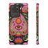 Evil Eye Phone Case Planchette Design, Goth Boho Aesthetic Floral iPhone Case