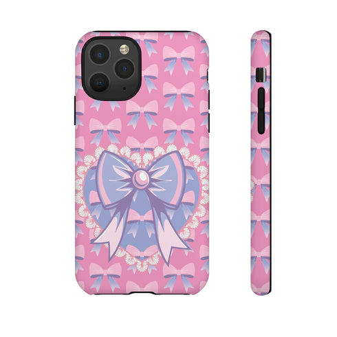 Heart Coquette Bow Phone Case