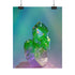 Raw Green Quartz Cluster Fine Art Print