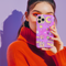 Galactic Gaze Phone Case in Pink