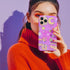 Galactic Gaze Phone Case in Pink