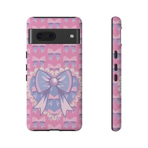 Heart Coquette Bow Phone Case