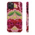 Faux Crochet Cherry Skull Phone Case | Pastel Goth Macabre Matte Cover