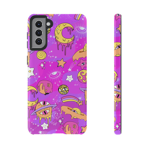Galactic Gaze Phone Case in Pink