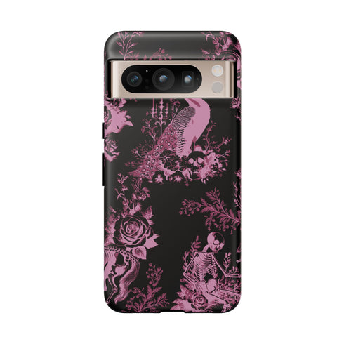 Gothic Peacock Toile Phone Case