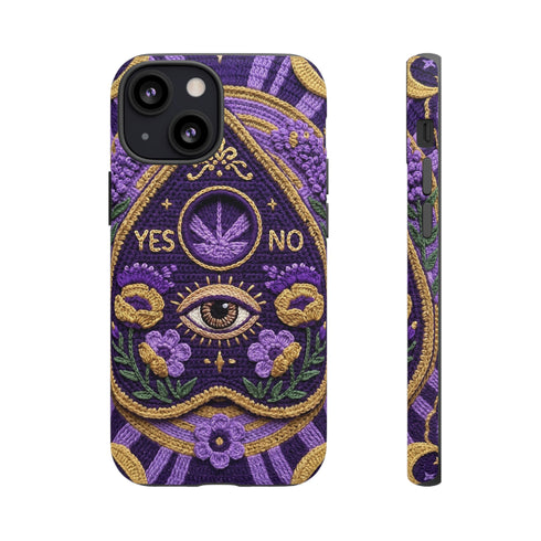 Purple Planchette Garden Crochet Tough Case in Matte