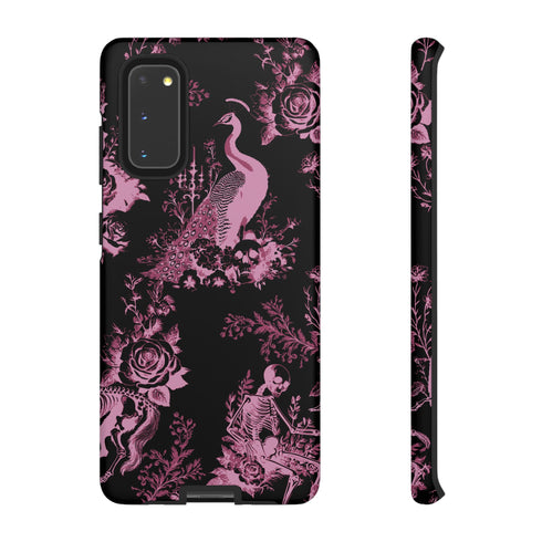 Gothic Peacock Toile Phone Case