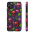 Stained Glass Cherry Skull Phone Case