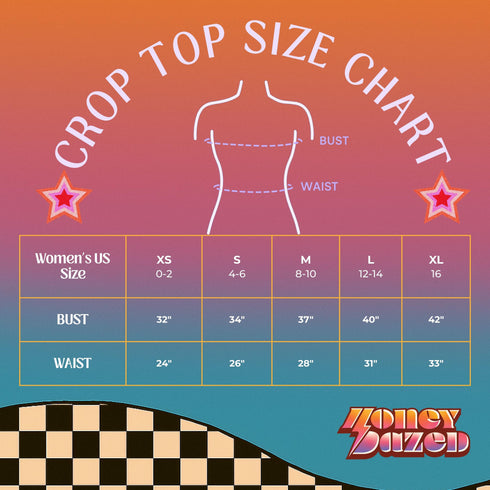Maximalist Kawaii Heart Crop Top