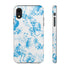 Vintage Toile Print Skeleton Phone Case