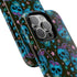 Skull Cherry Phone Case in Blue