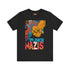 Black T-shirt featuring a bold, colorful "Punch Nazis" design with a clenched fist and abstract, graffiti-style patterns.