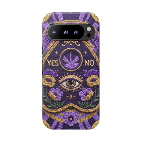 Purple Planchette Garden Crochet Tough Case in Matte