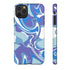 Blue Marble Swirl Phone Case in Blue