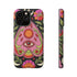 Evil Eye Phone Case Planchette Design, Goth Boho Aesthetic Floral iPhone Case