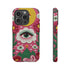 Maximalist Eye Cloud Faux Crochet Tough Case in Matte