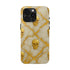 Marble Gold and White Skull Phone Case