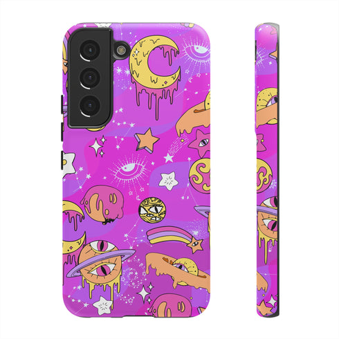 Galactic Gaze Phone Case in Pink