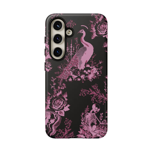 Gothic Peacock Toile Phone Case