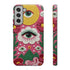 Maximalist Eye Cloud Faux Crochet Tough Case in Matte