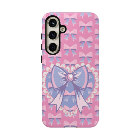 Heart Coquette Bow Phone Case