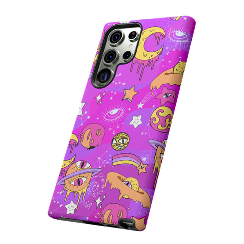 Galactic Gaze Phone Case in Pink