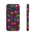 Stained Glass Cherry Skull Phone Case
