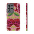 Faux Crochet Cherry Skull Phone Case | Pastel Goth Macabre Matte Cover