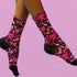 Coquette Cherry Skull Socks