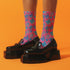 Pink Tiger Head Socks
