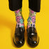 Melting Smiley 90s Retro Crew Socks