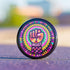 Psychedelic Resist Pinback Button