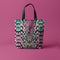 Snakeskin Carryall Shoulder Tote in Pastel