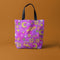 Galactic Gaze Carryall Tote in Cosmic Pink