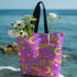 Galactic Gaze Carryall Tote in Cosmic Pink