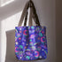 Galactic Gaze Carryall Shoulder Tote in Cosmic Purple