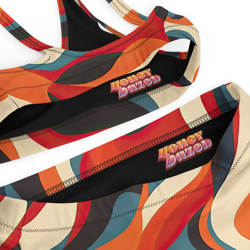 Funky Dory Sustainable Women's High Waisted Two-Piece Bikini