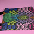 Snakeskin Carry All Tote in Rainbow