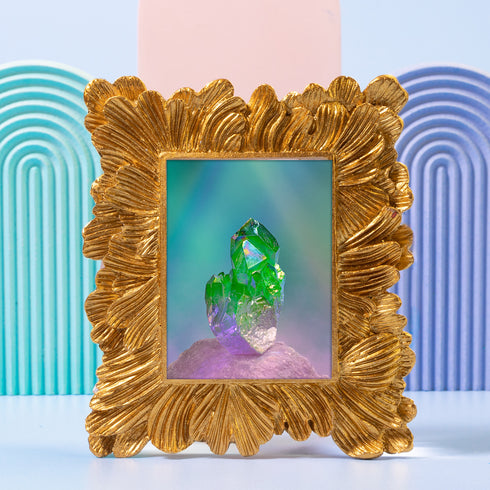 Raw Green Quartz Cluster Fine Art Print