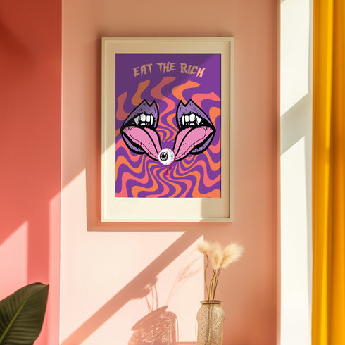 Eat the Rich Fine Art Print