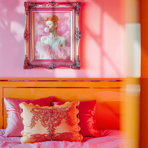 Ballet Beauty in Blush Art Print