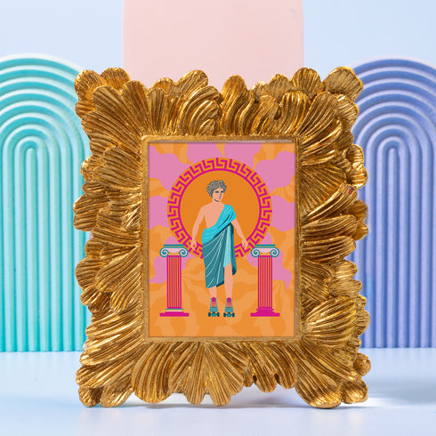 Roller Skate Greek Art Print