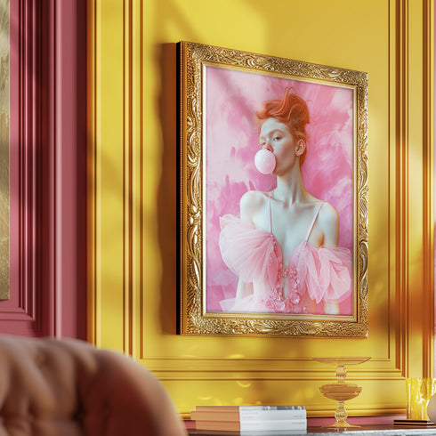 Ballet Beauty in Blush Art Print