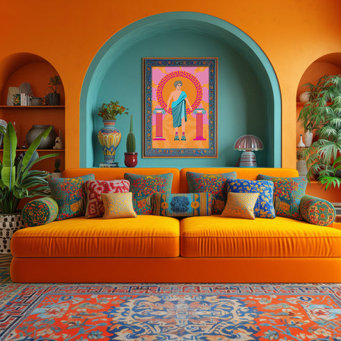 Roller Skate Greek Art Print