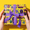 30th Birthday Wrapping Paper, darkly humorous wrapping paper with neon skulls, tombstones, coffins, and phrases like "Youth Dies Here" and "RIP 20s."