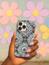 Gothic Floral Eyeball Phone Case - Weirdcore Iridescent iPhone and Samsung Galaxy Protective Cover