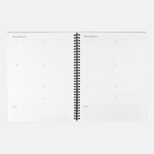 Maximalist Undated Planner 2026 - 2027: Funny Sarcastic ADHD Friendly Spiral Agenda & Funny Mental Health Journal