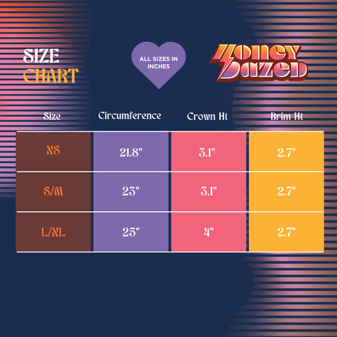 Reversible bucket hat with colorful snakeskin print in pastel shades of pink, blue, and yellow