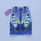 Y2K Zebra Mini Skirt - Blue Animal Print Bodycon Skirt